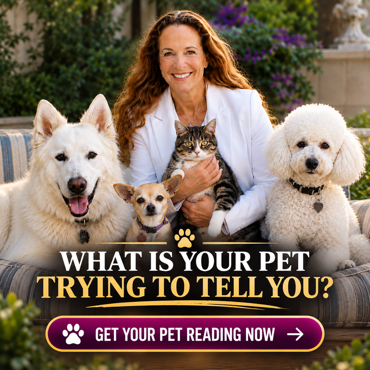What your pet wants you to know — pet psychic reading for living or passed pets